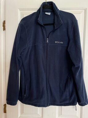 Columbia Navy Full-Zip Fleece Jacket men’s size large